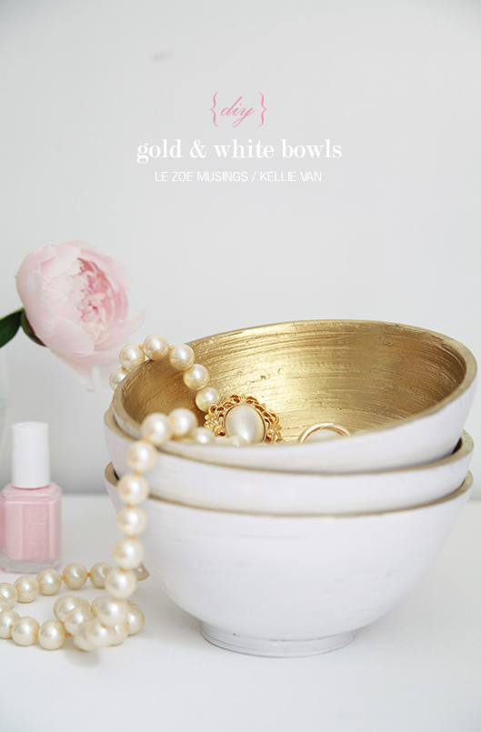 diy gold and white bowls92